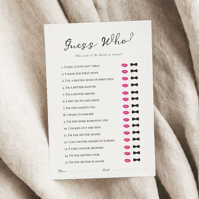 Gissa vem som sa Möhippa Game (Skapare uppladdad)