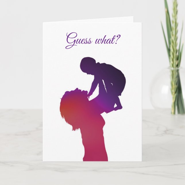 Gissa vem som ska bli ett Moster-kort Kort (Framsida)