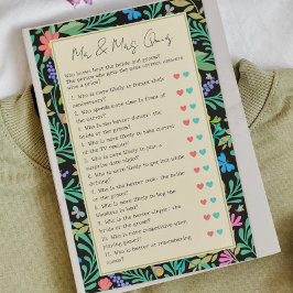 Gissa vem som spelar Bröllop och Möhippa