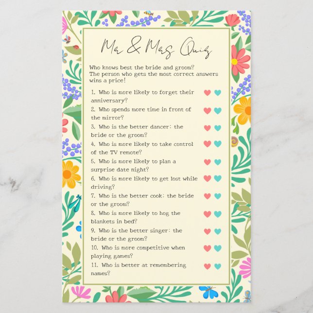 Gissa vem som spelar Bröllop och Möhippa (Framsida)