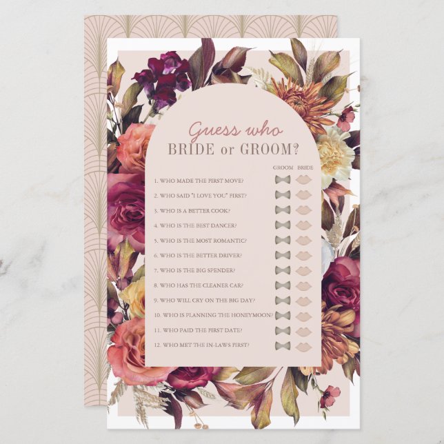 Gissa vem som spelar Höst löv Möhippa (Fram/baksida)