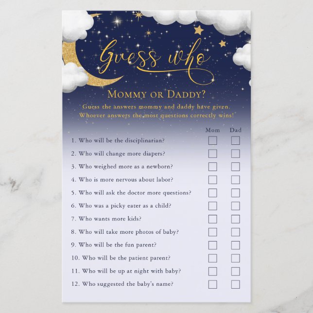 Gissa vem som spelar skugga för lilla stjärnans ba (Framsida)