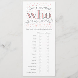 Gissa vems barnbilskort för babyskor