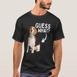 Gissa vilken Beagle Butt Hunting Hundägare Rädding T Shirt