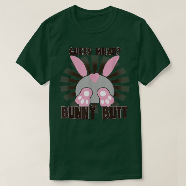 Gissa vilken Bunny Butt Rabbit Älskare Funny Cute  T Shirt (Design framsida)