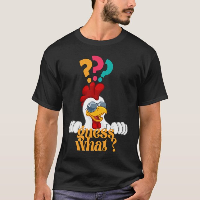 Gissa vilken coola av färskknapp som är vit t shirt (Framsida)