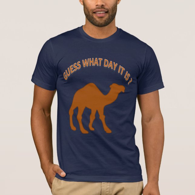Gissa vilken dag det är - Hump Day Camel - Shirt T-shirt (Framsida)
