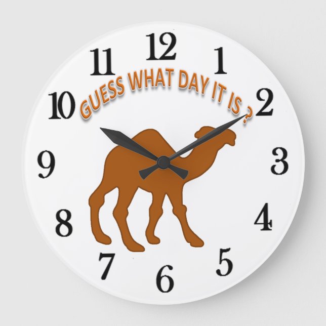 Gissa vilken dag det är? Hump Day-reklam - Klocka (Framsida)