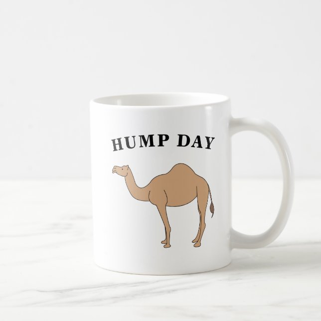 Gissa Vilken Dag Det Är Humpdag Kamel Öken Djur Kaffemugg (Höger)