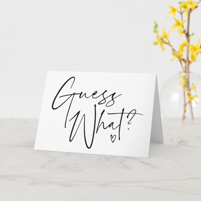 Gissa vilken Gravid för morföräldrar Kort (Gul blomma)