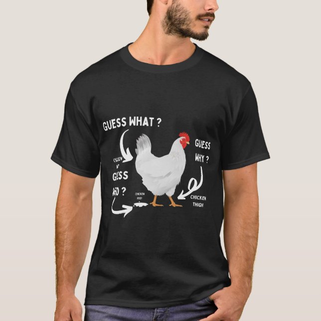 Gissa vilken knut från kyckling, ynklig Chicken Äl T Shirt (Framsida)