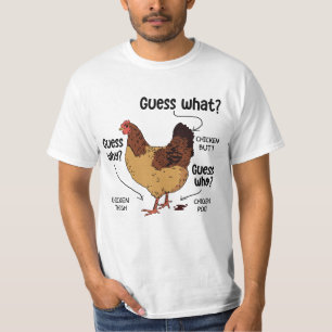 Gissa vilken knut från kyckling, ynklig Chicken T Shirt