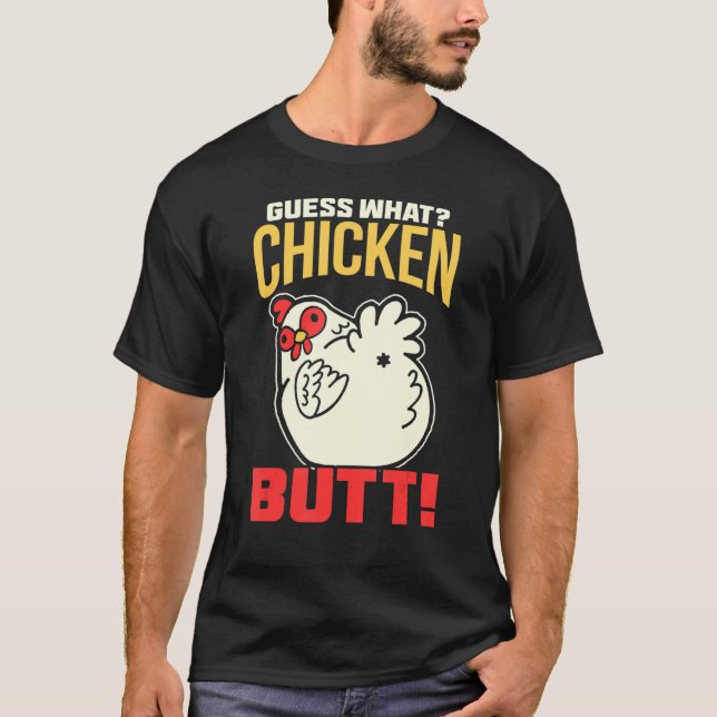 Gissa vilken knut! Kyckling T Shirt (Framsida)