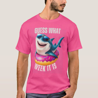 Gissa vilken vecka det är lustigt havsområde Humor T Shirt
