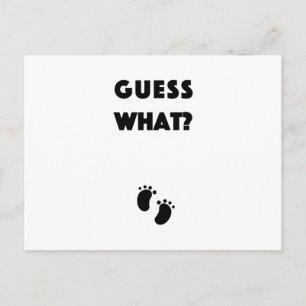 Gissa vilket meddelande om Gravid Vykort