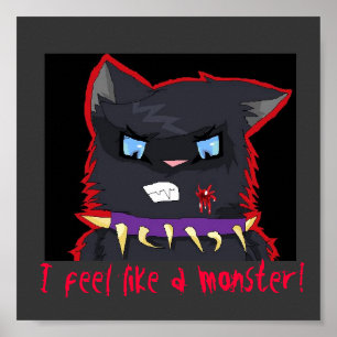 Gisselkänselförnimmelser gillar ett monster! poster