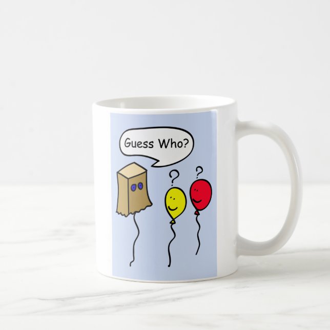 Gissning som, för Palkaffe för ballong folk hemlig Kaffemugg (Höger)