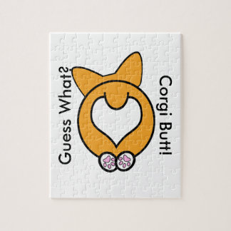 Gissning vad? Corgiända! Pussel