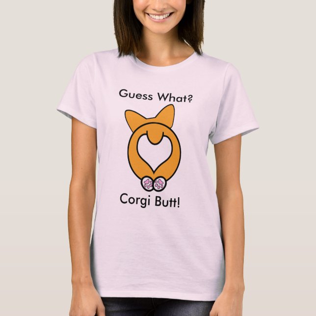 Gissning vad? Corgiända! T-shirt (Framsida)