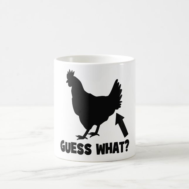 Gissning vad? Fega ändamuggar Kaffemugg (Center)