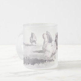 Gissning vad? Frostad kort mugg för feg ända