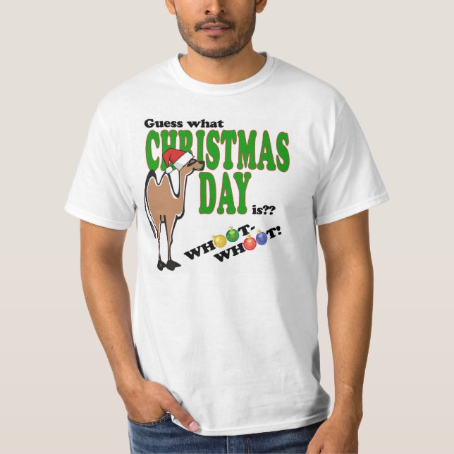 Gissning vad juldagen är?? t shirt (Framsida)