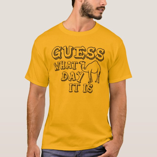 Gissning vilken dag det är (ha sex med dagen) - t shirt (Framsida)