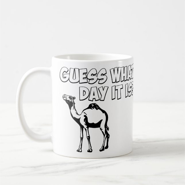 Gissning vilken dag det är? Ha sex med dagkamlet Kaffemugg (Vänster)