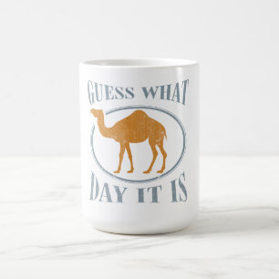 Gissning vilken dag det är kaffemugg