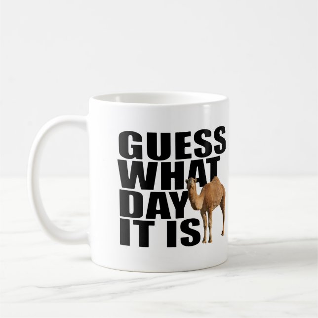 Gissningen vilken dag det är, ha sex med dagkamlet kaffemugg (Vänster)