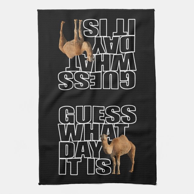 Gissningen vilken dag det är, ha sex med dagkamlet kökshandduk (Vertikal)