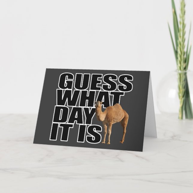 Gissningen vilken dag det är, ha sex med dagkamlet kort (Framsida)