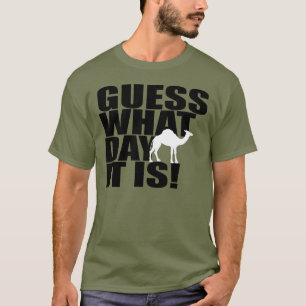 Gissningen vilken dag det är, ha sex med t-shirt
