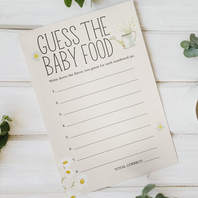 Gissningsspel för baby shower-mat för farmdjur flygblad (Skapare uppladdad)