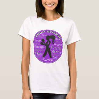 GIST Cancer Strid Starka Mottosammanställning Tee Shirt