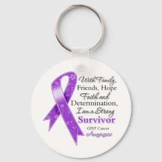 GIST Cancer Support Strong Survivor Nyckelring