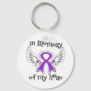 GIST Cancer till minne av min Hero Nyckelring