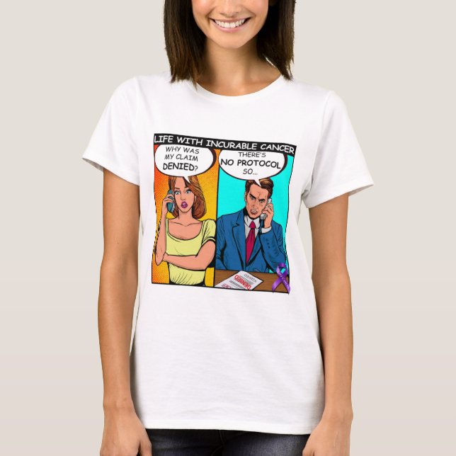 GIST nekade försäkringskrav T Shirt (Framsida)