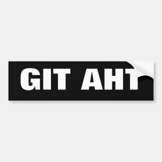 Git Aht - Pittsburgh pride Bildekal