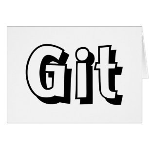 Git-kort Hälsningskort