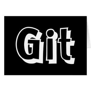 Git-kort Hälsningskort