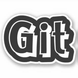 Git Sticker Klistermärken