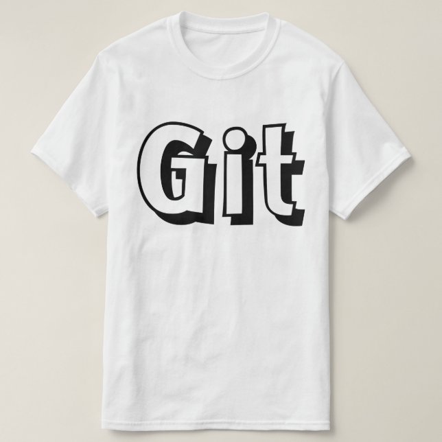 Git T Shirt (Design framsida)