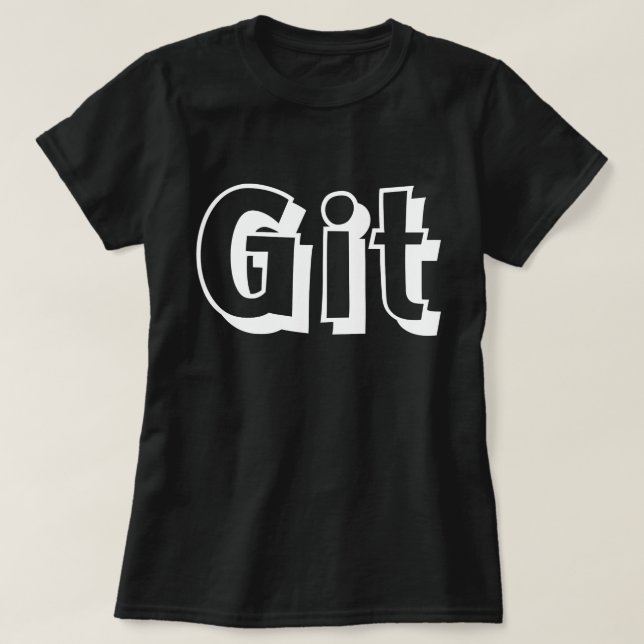 Git T-Shirt (Design framsida)