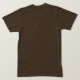 Git T-tröja (bruntet) T Shirt (Design baksida)