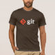 Git T-tröja (bruntet) T Shirt (Framsida)
