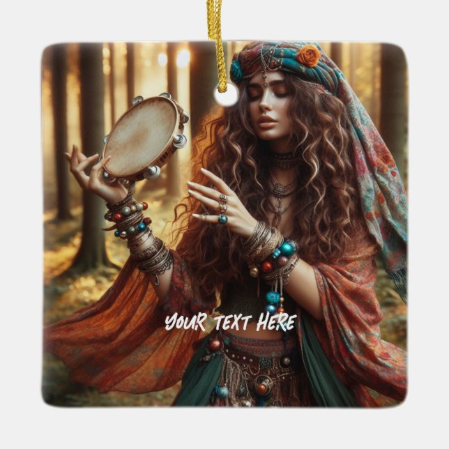 Gitana Julgransprydnad Keramik (Framsida)