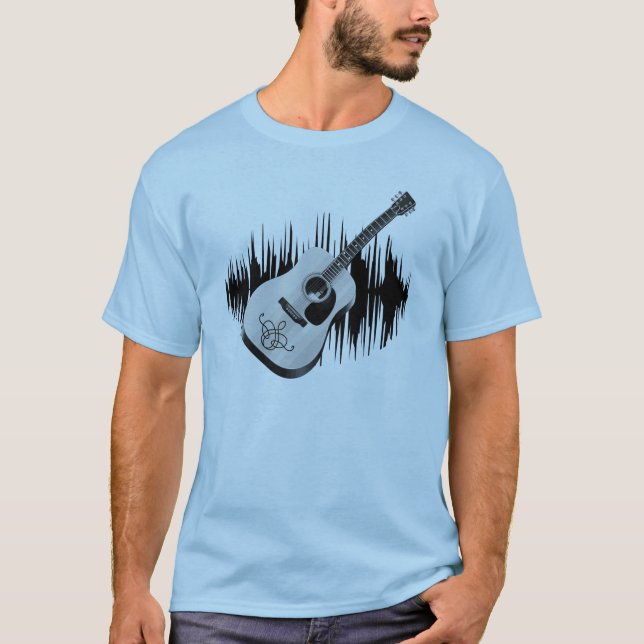 gitar t shirt (Framsida)