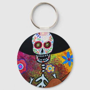 Gitarero Serenata Diameter de los Muertos Nyckelring