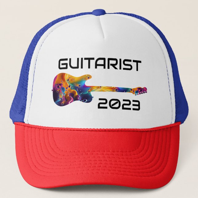 GITARIST 2023 FÄRGRIKT GITAR BAND PRESENT KEPS (Framsida)